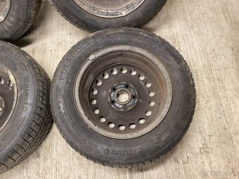 4x PLECHOVÝ DISK 6Jx15H2 ET47 5x112 S PNEU BARUM 195/65R15 - 11