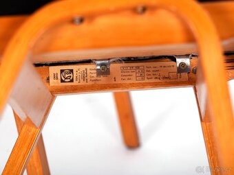 Jídelní židle TON Holešov, perfektní stav, 4 kusy. - 11