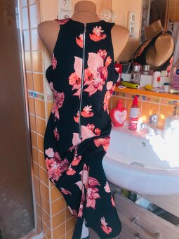 H&M# spolecenske# saty# business#kvetinove#bodycon - 11