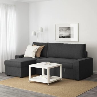Rozkládací pohovka s lenoškou Ikea Vilasund - 11
