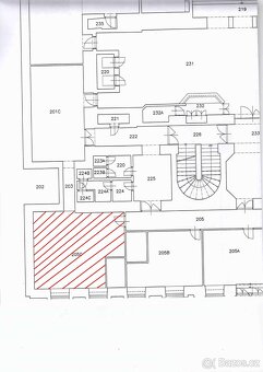 Pronájem kanceláře 48 m2 v centru města - ul.Josefská - 11