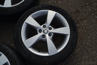 Škoda Fabia III/Rapid- NOVÝ letní Alu komplet 215/45/R16 - 11