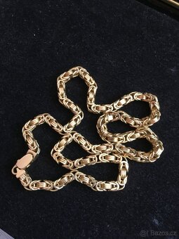 TOP-Zlatý řetízek 18K Žluté plné zlato 750/1000 - 11