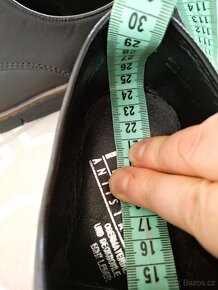 1x obuté kožené polobotky Rieker 38 černé kvalitní měkké - 11