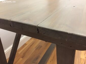 Rustikální masivní psací stůl, výrobce Loberon - 11
