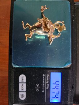 Zlatý přívěsek Looney toons Taz - 11