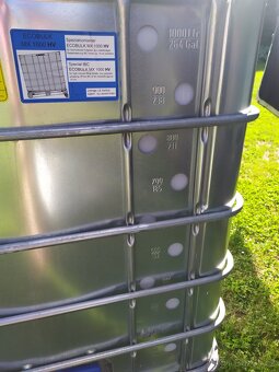 Plastové sudy, barely na vodu, kvas, obilí, IBC nádrž 1000 l - 11