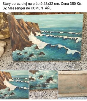 Staré obrazy .Ceny a rozměry viz fota. - 11