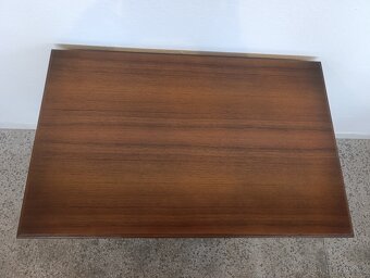 Rustikální konzolový stolek, nábytek z masívu, pojízdný - 11