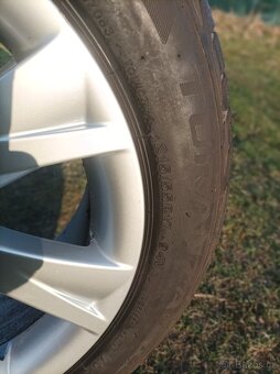 ALU kola 5x112 R17 Audi, vw - letní Bridgestone 215/55/17 - 11