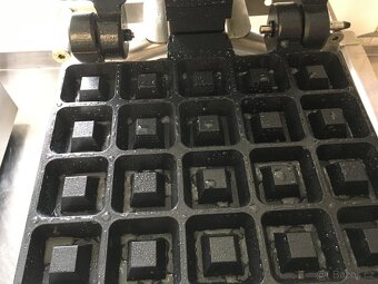 Bubble waffle, Belgické vafle, vaflovače 3ks - 11