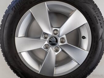 Škoda Fabia - Originání 15" alu kola - Zimní pneu - 11
