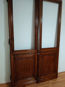 Prodám historické repasované vnitřní 2křídlé dveře - 11