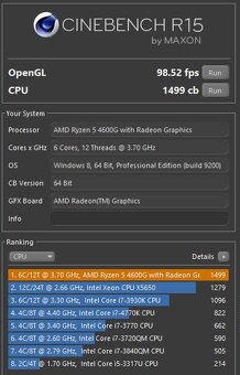 HTPC / Mini PC – Ryzen 5 4650G, 16GB RAM, 480GB NVMe SSD - 11