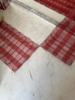 Elektrická dvoužilová topná rohož/podlahové topení - 11