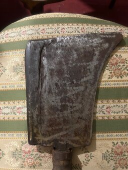 Historický řeznický sekáček s rytinou 19. st. - 11