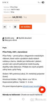 Háčkovaný šetrný dvou čepic a nákrčníku - 11