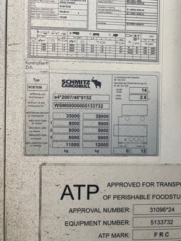 Prodej návěs mrazírenský Schmitz SKO 24/L - 11