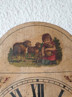 VELKÉ STAROŽITNÉ DŘEVĚNÉ HODINY - 11