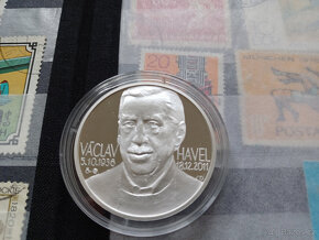 Sada oběžných mincí ČR 2009 - PROOF, 10kč 2005 - 11