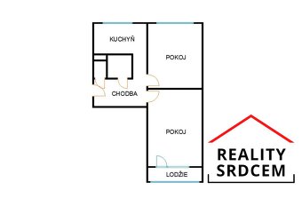 Pronájem bytu v os. vlast. 2+1+lodžie/55m2 na ul. Na Kopci , - 11