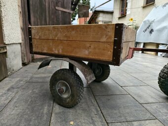 Malá dětská čtyřkolka + malý vozík - 11