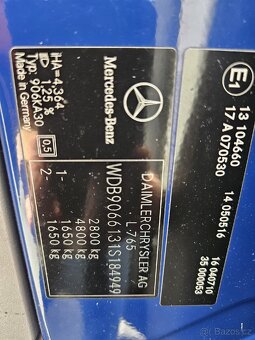 MERCEDES BENZ SPRINTER 209CDI 1 MAJITEL MB CZ KOUPENO - 11