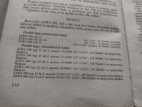JAWA 250,350,500, POPIS, OBSLUHA, 1955 - 11