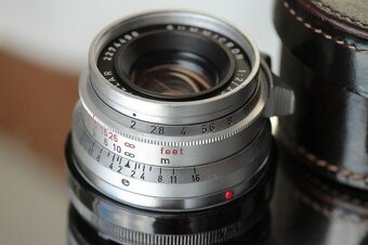 Objektiv Leica M 35mm 2.0 Summicron stříbrný, 8 členů, se sl - 11