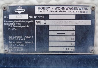 Hobby - 530, 1994 DELUXE + PŘEDSTAN 1994 - 11