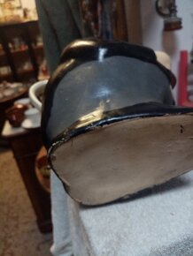 Starožitný keramický glazurovaný džbán - 11