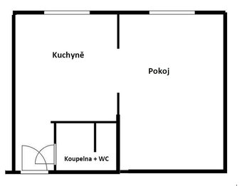 Pronájem bytu 1+1, 35 m2 v Mariánských lázních - 11