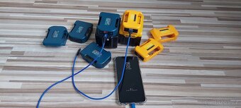 Powerbanka,pro Aku Milwaukee,DeWALT,Makita 18V-USB+C - 11