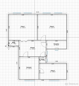 pronájem bytu 4+kk v centru města Hranice na Moravě 120m2 - 11