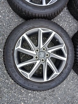 Zimní orig alu kola Toyota Yaris Dunlop 195/55/16 vzorek 8mm - 11