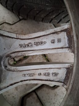 BMW kola 5x120 R16 + zimní pneu - 11