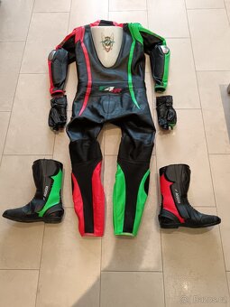 Mv Agusta F4 RR-Pánská(Dámská) kožená moto kombinéza - 11