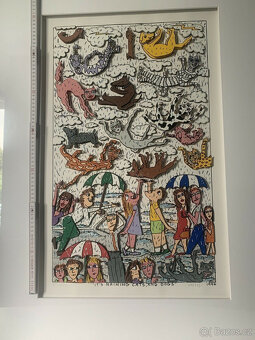 James Rizzi s autogramem Kočky a psi - 11