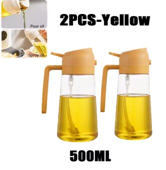 Rozprašovač na olej 200/300/500 ml – NOVÉ Láhev s rozprašov - 11