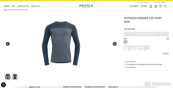 Merino tričko Devold Kvitegga Merino 230 Shirt Man | vel. L - 11