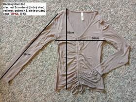 Dámské oblečení (trička,tílka,topy,košile) a pyžama - sleva - 11