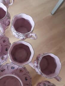 13ks Růžový porcelán H&C - 11