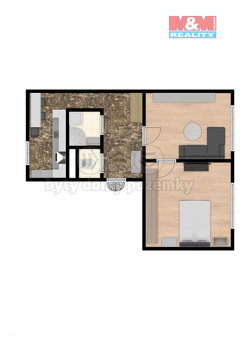 Prodej bytu 2+1, 57 m², Kadaň, ul. Chomutovská - 11