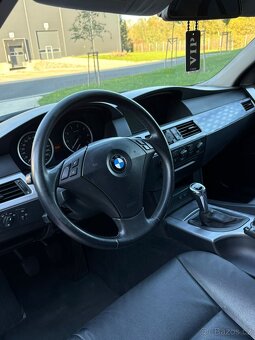 BMW E60 525i 141kw M54 Manuál✅Černá kůže - 11