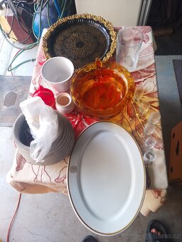 Nabízím od babičky skleničky hrníčky tácky dle foto - 11