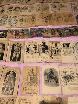 Staré pohlednice Mikoláš Aleš 88 + 9 kusu - 11