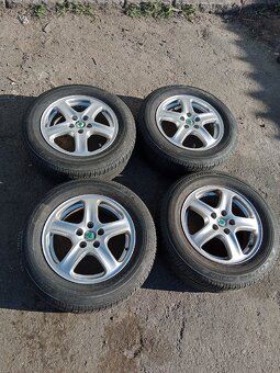 Letní pneumatiky 195/65 R15 8 ks a ALU disky Škoda Octavia 1 - 11