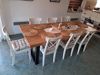 Dubový masivní  stůl 160x100 cm. Kuchyňský stůl - 11