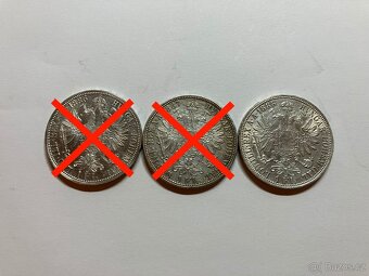Rakúsko Uhorsko 1 zlatníky forint florint - strieborné mince - 11