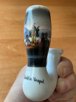 Sběratel nabízí staré porcelánové fajfky, kolínka a troubele - 11